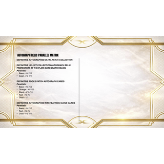 2025 Topps Definitive Collection Baseball Hobby Box