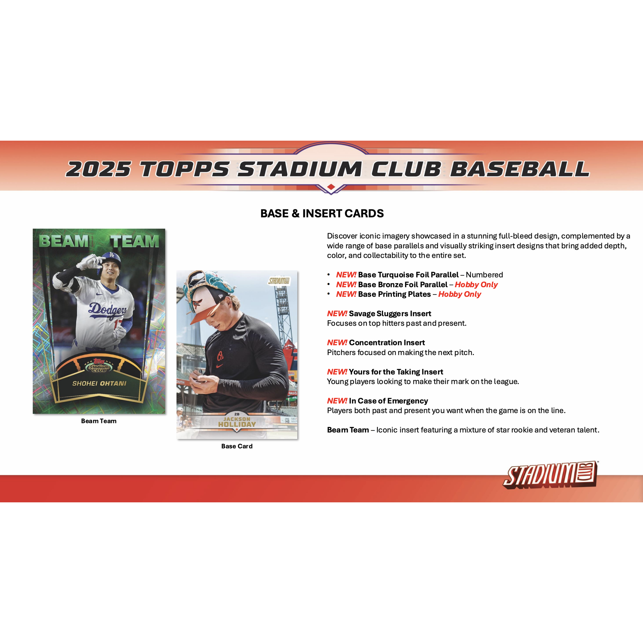 2025 Topps Stadium Club Baseball Hobby Pack