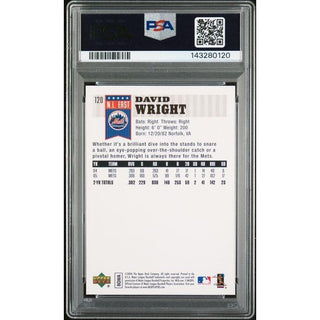 David Wright 2006 Upper Deck First Pitch #120 PSA/DNA Cert. Authentic Auto.