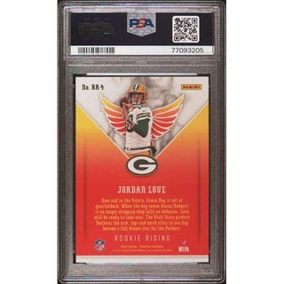 Jordan Love 2020 Panini Phoenix Rookie Rising #RR4 PSA 10