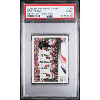USA Team 2006 Panini World Cup Germany Sticker #340 PSA 9