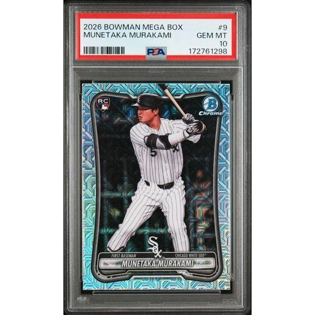 2026 Topps Bowman Mega #9 Munetaka Murakami PSA 10