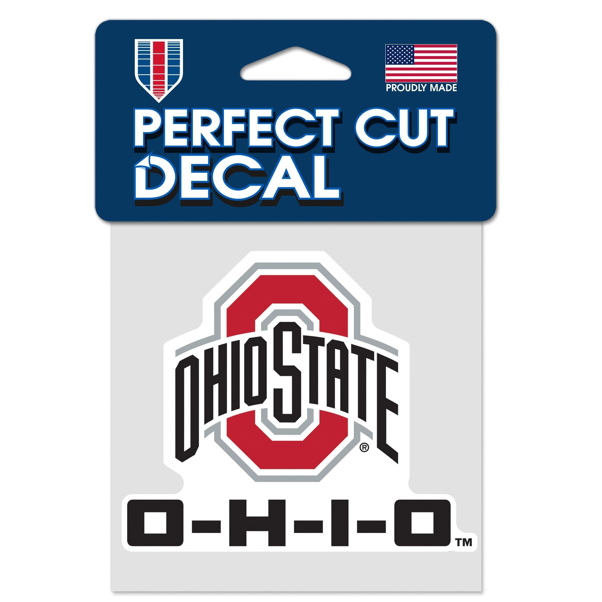 Ohio State Buckeyes “O-H-I-O” Perfect Cut Color Decal – Multi-Use