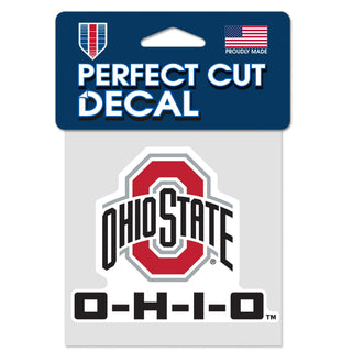 Ohio State Buckeyes “O-H-I-O” Perfect Cut Color Decal – Multi-Use