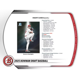 2025 Bowman Draft Baseball Super Jumbo 6-Box Case