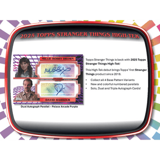 2025 Topps Stranger Things High-Tek Hobby Box