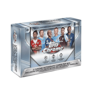 2025-26 Topps UEFA Club Competitions Chrome Soccer Delight Box