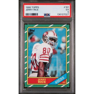 1988 Jerry Rice Topps #161 PSA 5