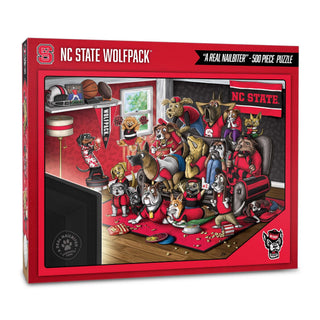 NC State Wolfpack Purebred Fans- A Real Nailbiter 500 pc Puzzle