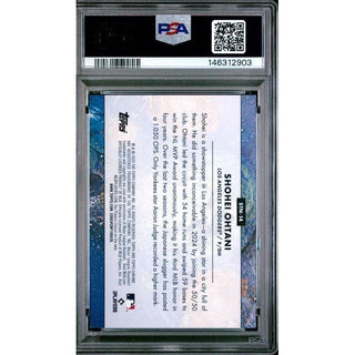 Shohei Ohtani 2025 Topps Cosmic Chrome Stars in the Night #14 PSA 9