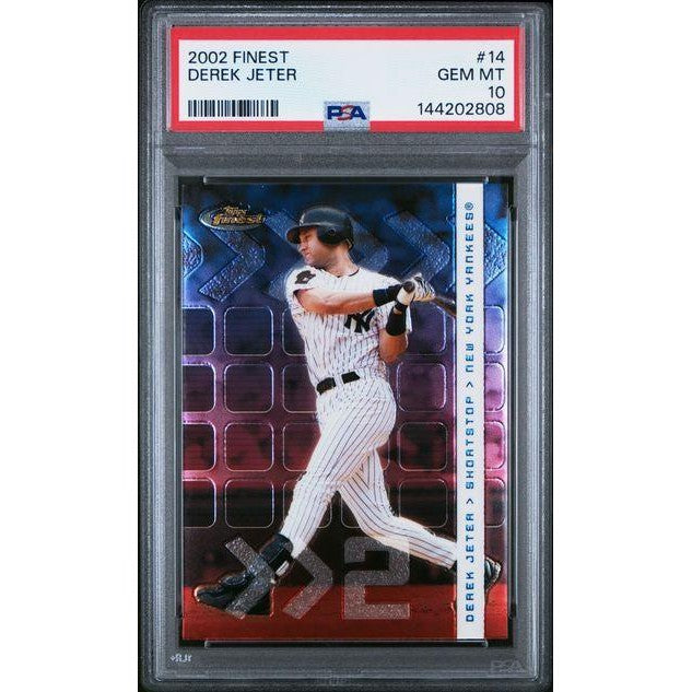 Derek Jeter 2002 Finest #14 PSA 10
