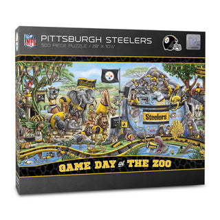 Pittsburgh Steelers Game Day at the Zoo 500 pc Puzzle