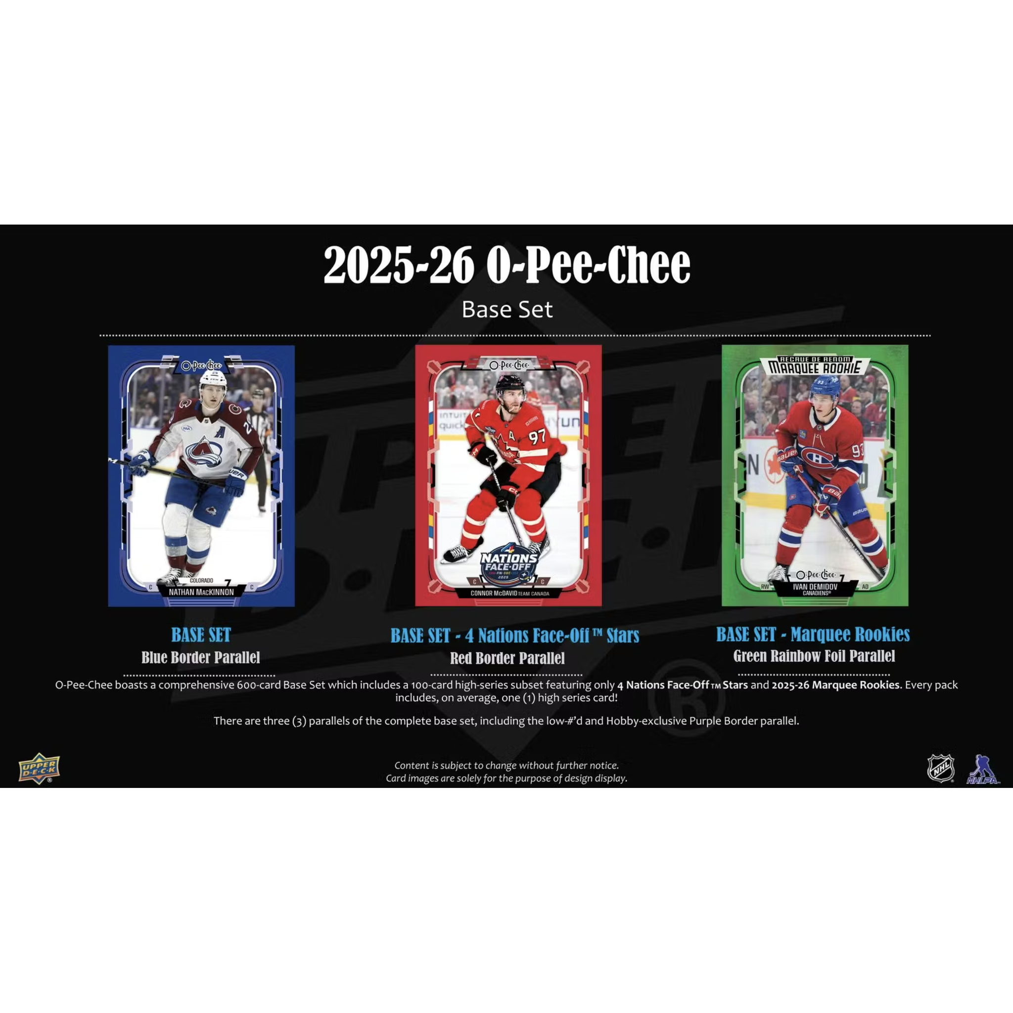 2025-26 Upper Deck O-Pee-Chee Hockey Hobby Box