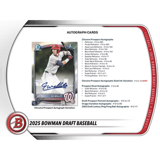 2025 Bowman Draft Baseball Super Jumbo Box