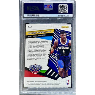 Zion Williamson 2019 Panini Revolution Rookie Revolution #1 PSA 9 – Rookie Insert