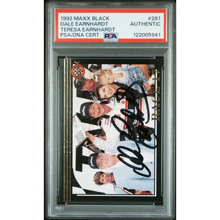 Dale Earnhardt 1992 Maxx Black Teresa Earnhardt #281 PSA/DNA Cert Authentic