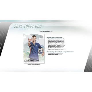 2025-26 Topps UEFA Club Competitions Soccer Hobby Box