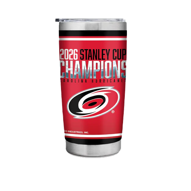 Carolina Hurricanes 2026 Stanley Cup Champions 20 oz Stainless Steel Tumbler with Lid