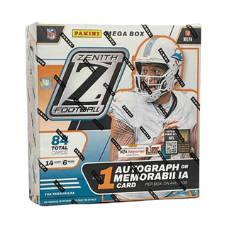 2024 Panini Zenith Football Trading Cards Mega Retail Box