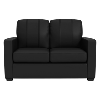 Silver Loveseat with Miami Dolphins Alternate Logo
