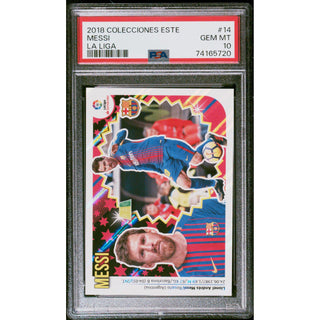 Lionel Messi 2018 Colecciones Este La Liga #14 PSA 10