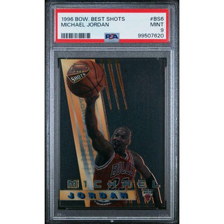 Michael Jordan 1996 Bowmans Best Shots #BS6 PSA 9