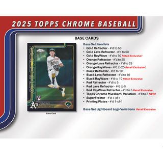 2025 Topps Chrome Baseball Hobby Pack