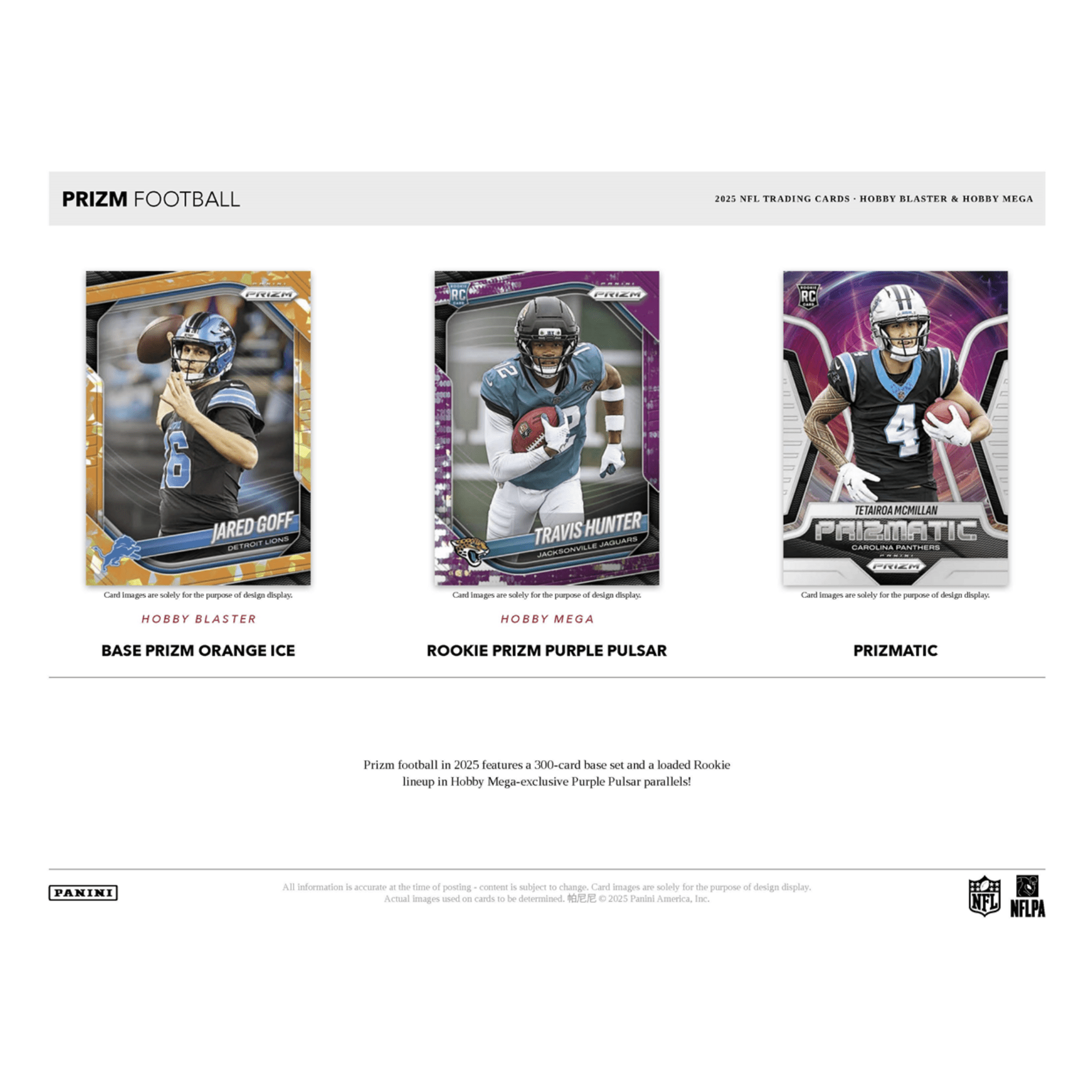 2025 Panini Prizm Football Hobby Mega Box
