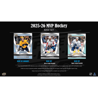 2025-26 Upper Deck MVP Hockey Hobby Box