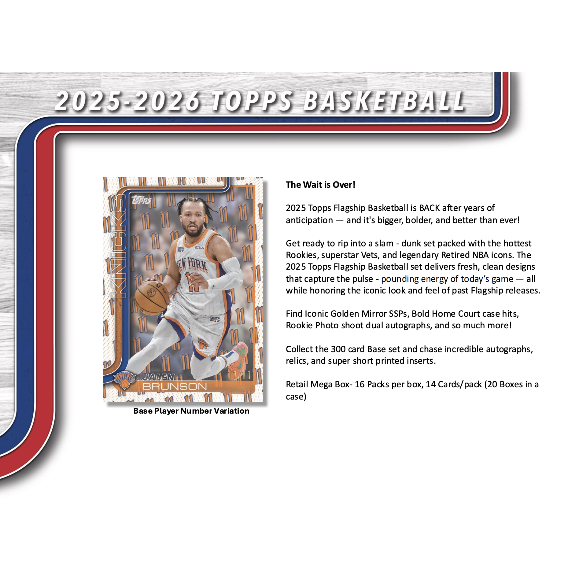 2025-26 Topps Basketball Blaster Box