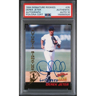 Derek Jeter 1994 Signature Rookies Autograph PSA/DNA/Certified #35 PSA 10