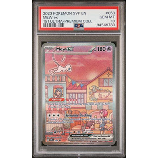 Mew EX 2023 Pokémon SVP Black Star Promo #053 PSA 10 – Ultra-Premium Collection
