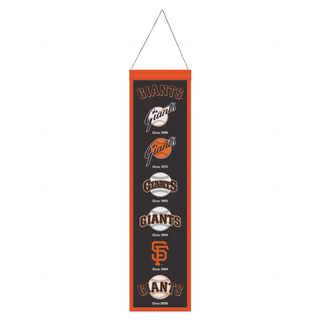 Banner: San Francisco Giants - Wool – Premium 8" x 32"
