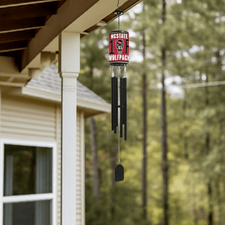 NC State Wolfpack Wind Chime – 33" Matte Black Finish