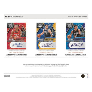 2022-23 Panini Mosaic Basketball Fast Break Hobby Box