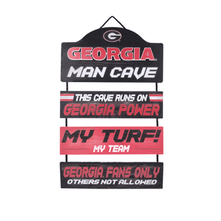 Hanging Sign: Georgia Bulldogs Man Cave