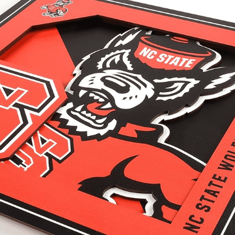 Wall Art: NC State Wolfpack Logo Series 12"x 12"