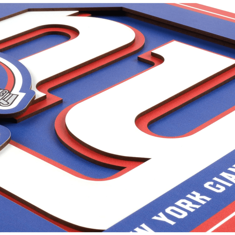 Wall Art: New York Giants Logo Series 12"x12"