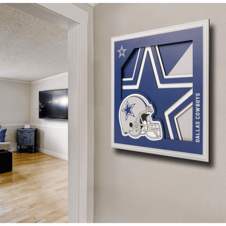 Wall Art: Dallas Cowboys Logo Series 12"x 12"