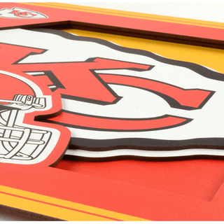 Wall Art: Kansas City Chiefs Logo Series 12"x12"