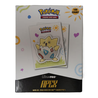 Pokmon Ultra Pro Apex Deck Protector Sleeves 105 Count | Standard 66mm x 91mm CARDIACS Sports & Memorabilia Pokmon Ultra Pro Apex Deck Protector Sleeves 105 Count | Standard 66mm x 91mm CARDIACS Sports & Memorabilia