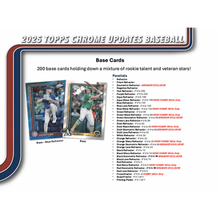 2025 Topps Chrome Update Series Baseball Breaker's Delight Box