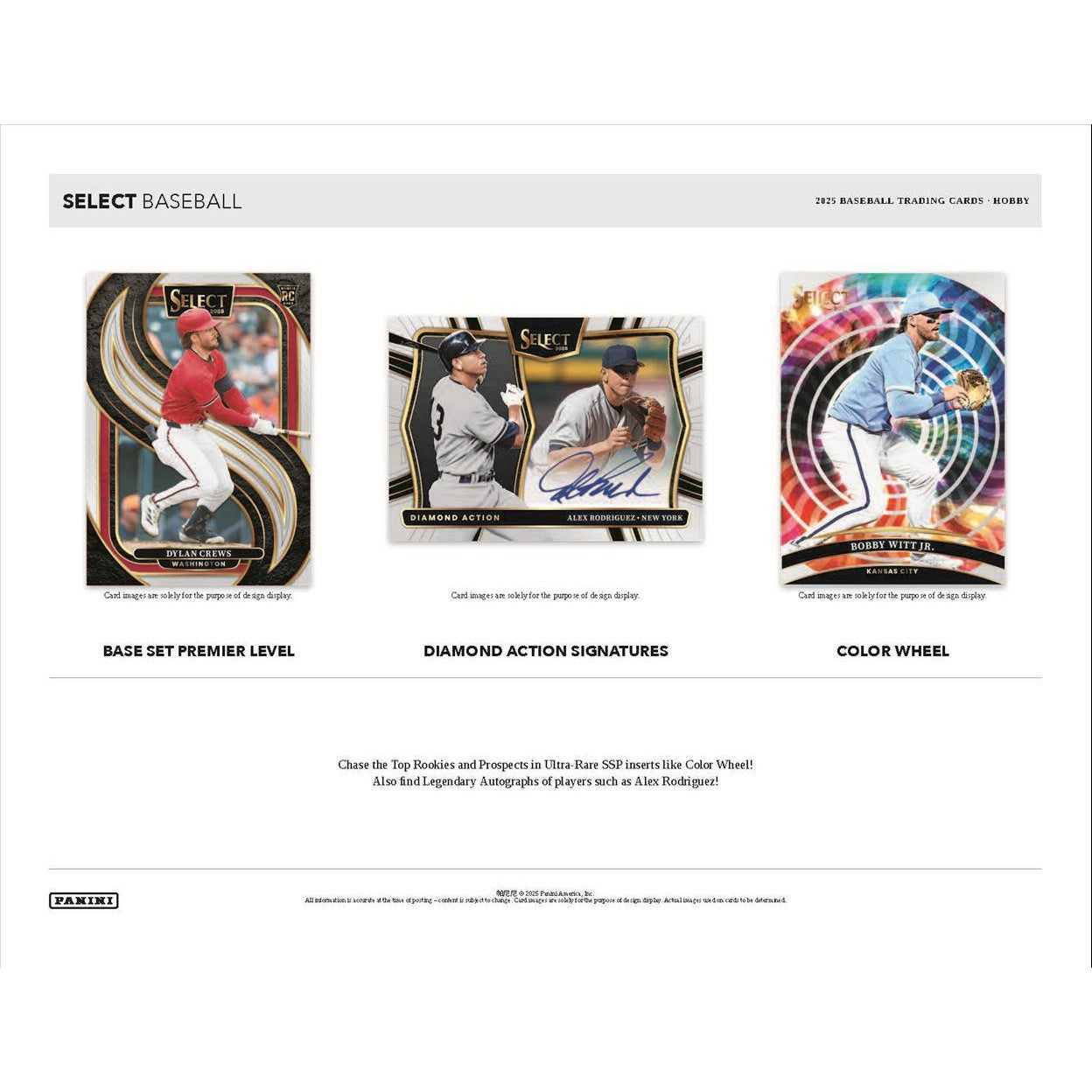 2025 Panini Select Baseball Hobby Box