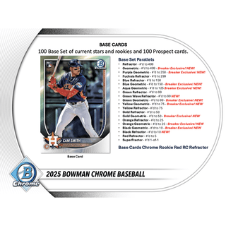 2025 Bowman Chrome Baseball Breakers Delight Box