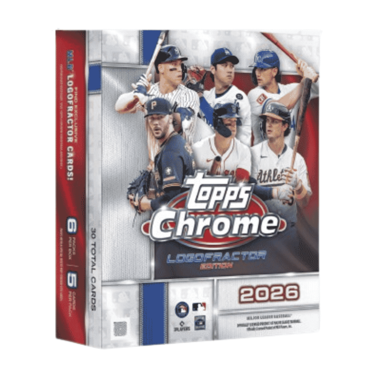 2026 Topps Chrome Baseball Logofractor Edition Box