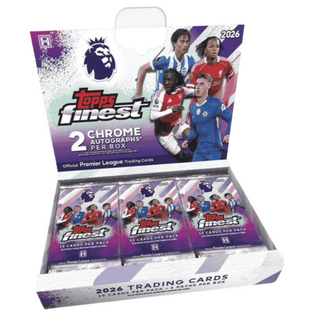 2026 Topps Finest Premier League Soccer Hobby Box