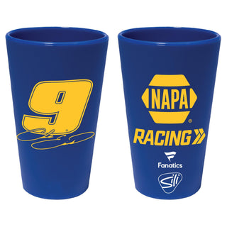Chase Elliott #9 NAPA 16 oz. Silicone Pint Glass – Officially Licensed