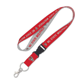 Lanyard: NC State Wolfpack Heather with Detachable Buckle