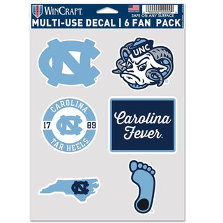 Decal: University of North Carolina Multi-Use - 6 Pack