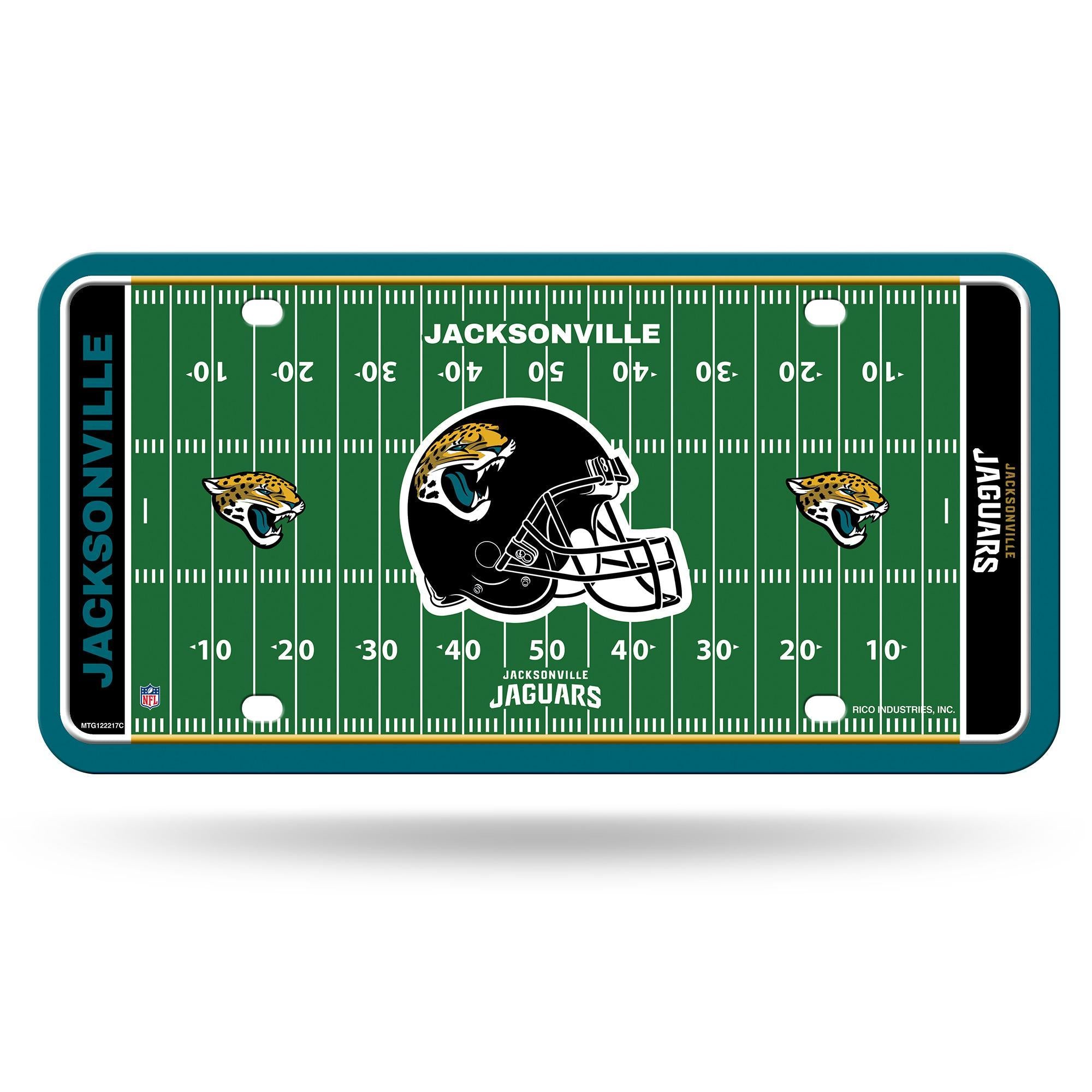 Jacksonville Jaguars Field License Plate